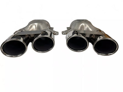 KIT DIFFUSORE ADATTO PER Mercedes X257 C257 CLS + pezzi di scarico (CROMO)