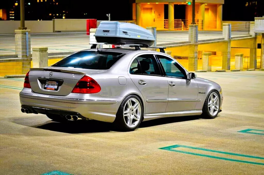 ✨KIT Spoiler Nero Lucido Adatto Per Mercedes Classe E W211✨