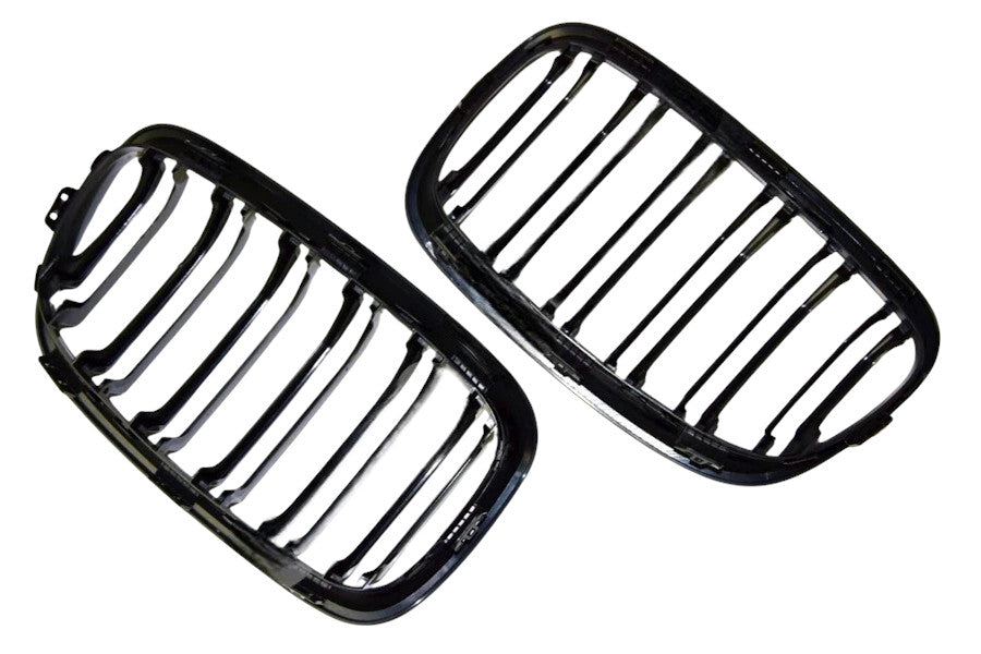 🔥Griglia Anteriore Tuning in ABS Nero Lucido per BMW Serie 1 F20 (2011–2015) 🔥