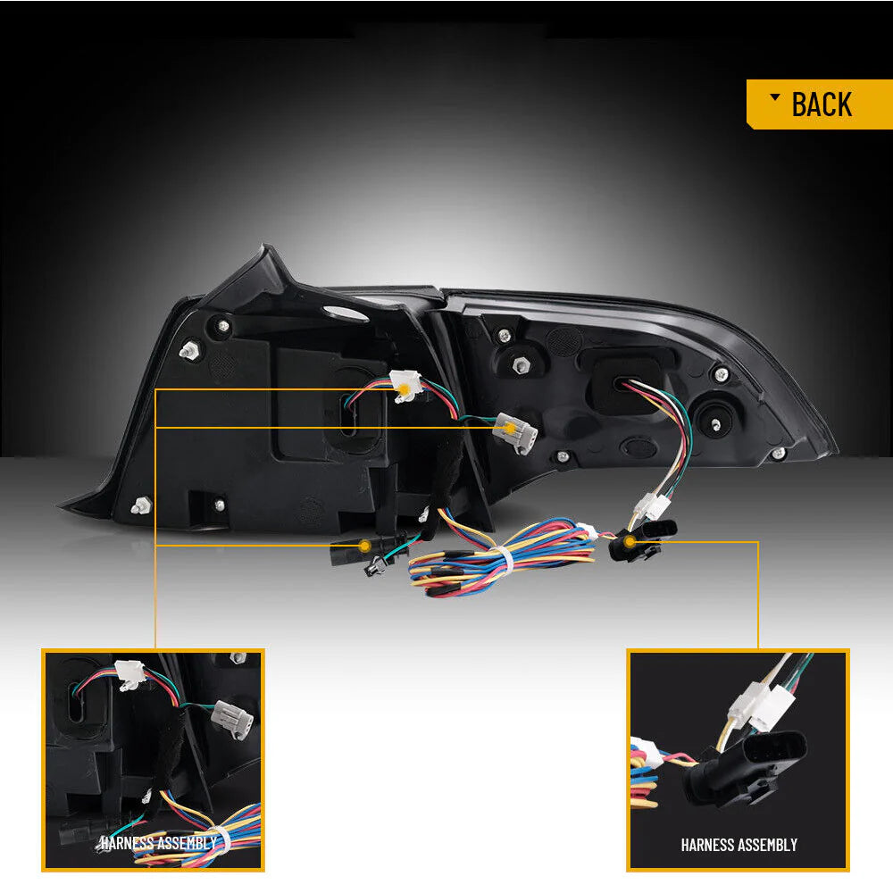 Luci posteriori a LED per fanali posteriori Tesla Model 3/Y 2017-2023 con animazione di avvio