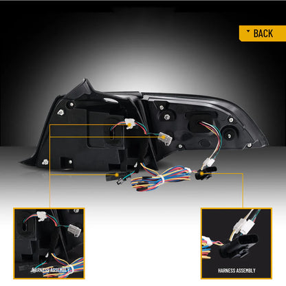 Luci posteriori a LED per fanali posteriori Tesla Model 3/Y 2017-2023 con animazione di avvio