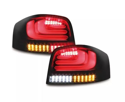 Luci posteriori LED per AUDI A3 03-12 luci posteriori nere frecce sinistra destra