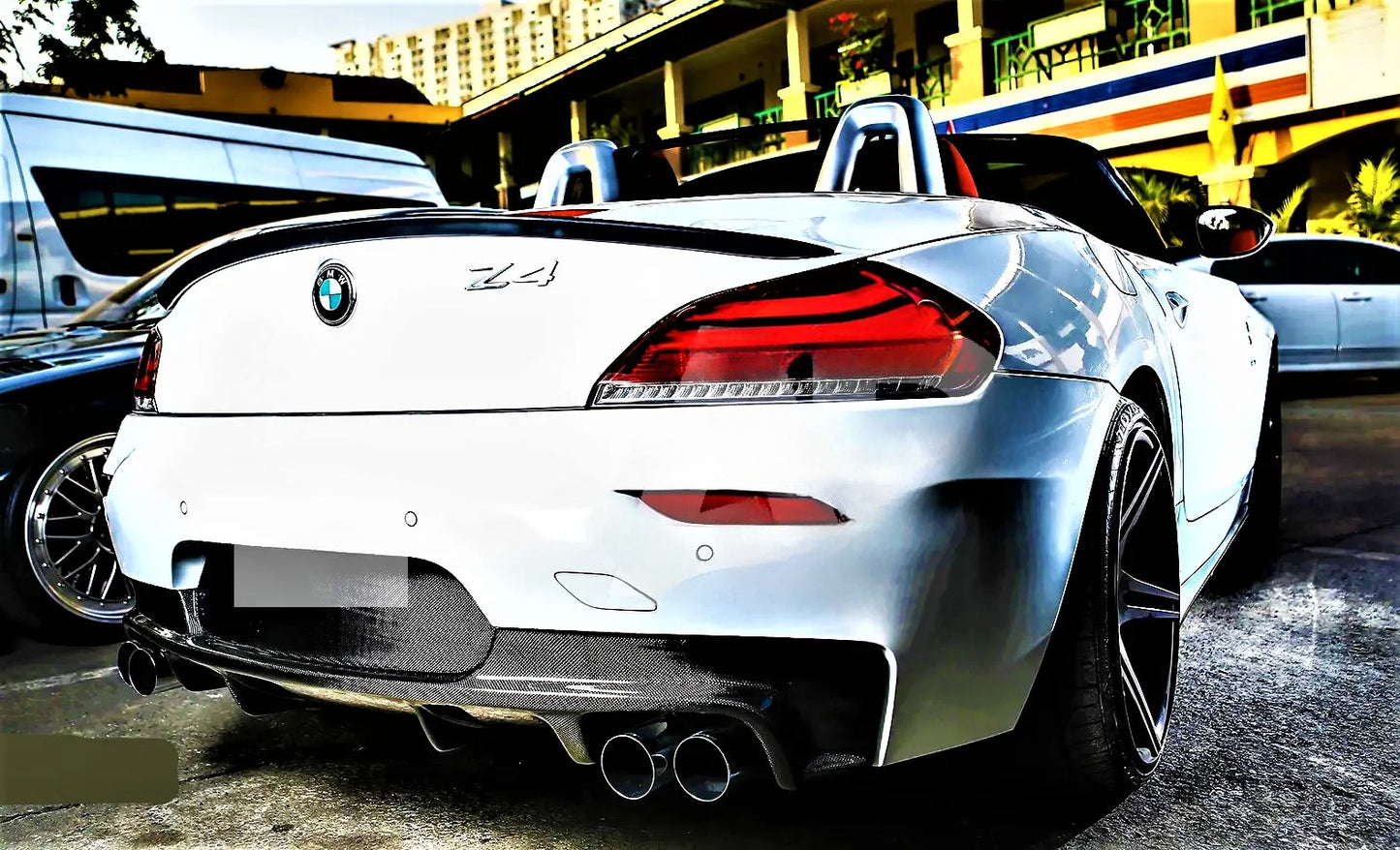 😎KIT  Spoiler Posteriore in Fibra di Carbonio adatto per BMW Z4 E89 M Sport😎