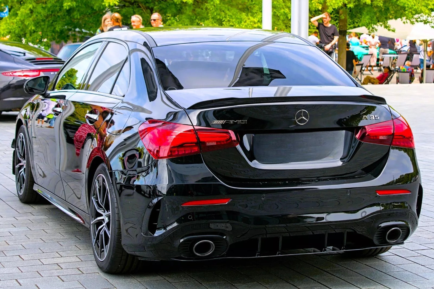 🤩Glossy black spoiler suitable for Mercedes A-Class Sedan V177 AMG🤩