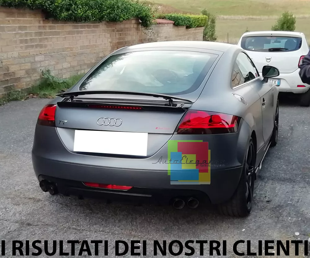 💕0724 DIFFUSORE SOTTO PARAURTI POSTERIORE AUDI TT 8J 2006-2014💕