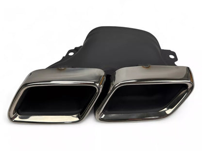😎Diffusore+ Terminali Di Scarico(CHROMES) Adatto Per Mercedes S-KL.S63 😎