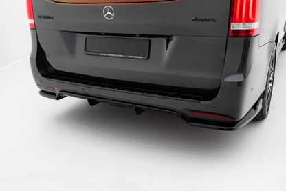 💫Diffusore Posteriore Street+ adatto per Mercedes Classe V AMG-Line W447 Nero💫