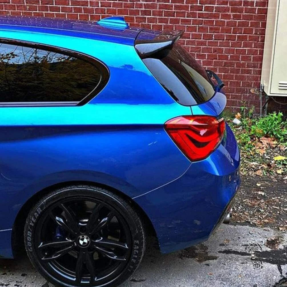 💕SPOILER POSTERIORE ADATTO PER BMW SERIE 1 F20 F21 11-19 M SPORT NERO LUCIDO💕