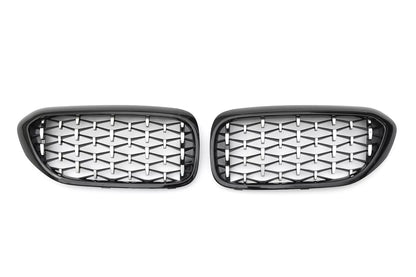 GRIGLIA DIAMANTE NERO ADATTO PER BMW SERIE 5 G30 G31