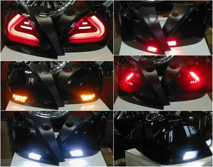 PER OPEL ASTRA H GTC FANALI POSTERIORI LED BLACK SMOKE