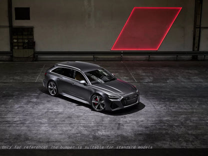 🤩Paraurti anteriore per Audi A6 C8 4K 2018+ RS6 Look Griglia Nero lucido🤩