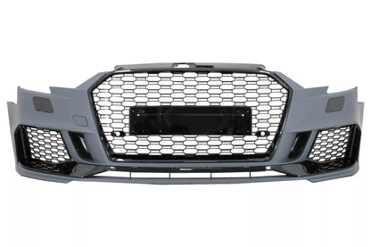 Paraurti per Audi A3 8V Facelift 16-19 Sedan Cabrio RS3 Look Nero brillante