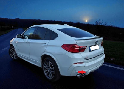 🔥Diffusore Posteriore per BMW X4 F26 (2014–2018) – Tuning Sportivo in ABS🔥