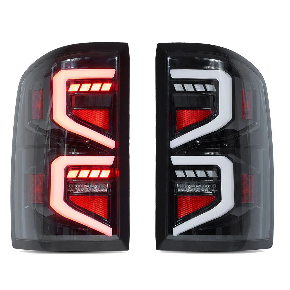 Luci posteriori a LED per GMC Sierra 1500 2500 3500 HD 2014-2018 con coppia di avviamento