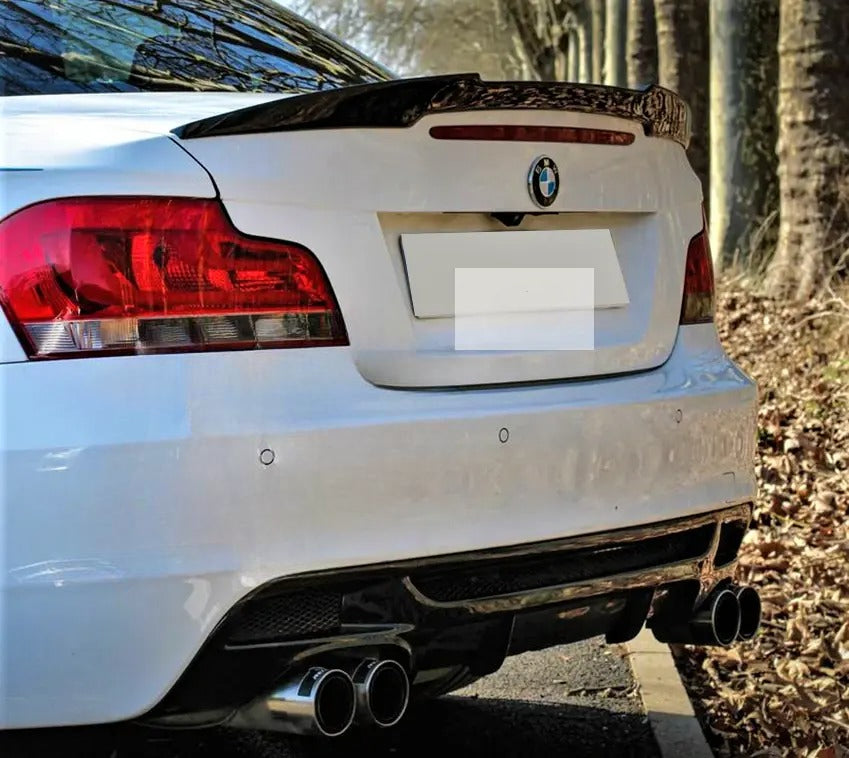 ⚡Carbon Fiber Spoiler KIT Fit For BMW 1 Series Coupe 1M E82 2007-2013