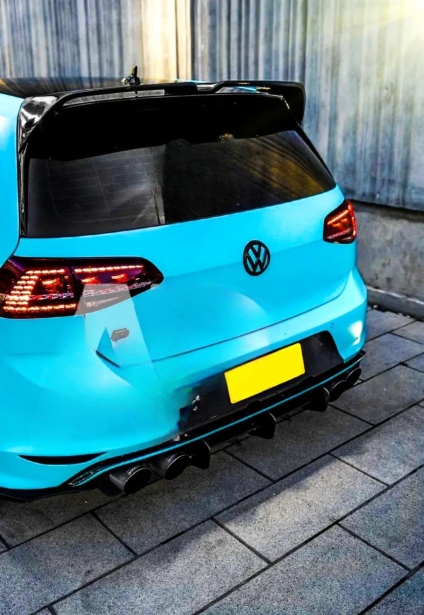 Rear Diffuser Kit Suitable for VW Golf R MK7 2013-2016 