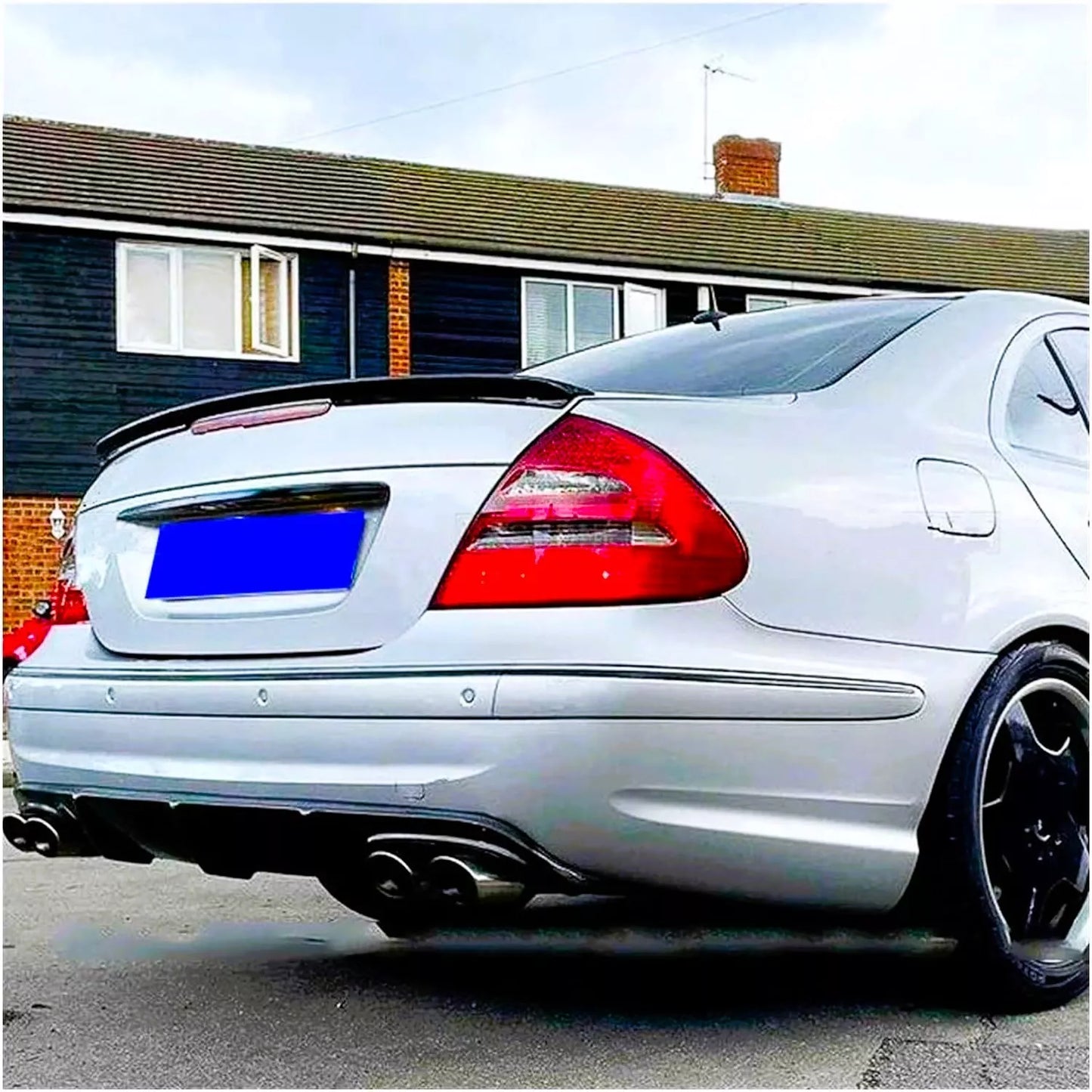 ✨KIT Spoiler Nero Lucido Adatto Per Mercedes Classe E W211✨