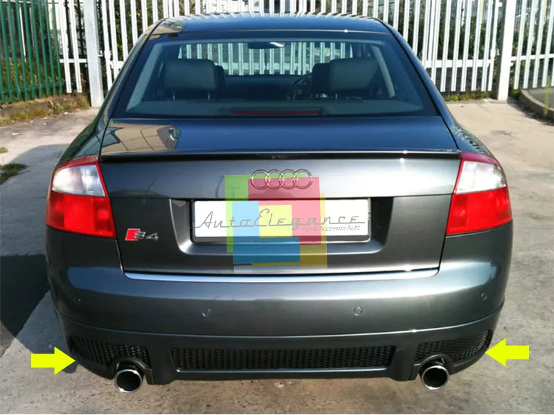 AUDI A4 B6 BERLINA + ESPULSORE SPORTIVO DIFFUSORE POSTERIORE ANTERIORE 2000-2004
