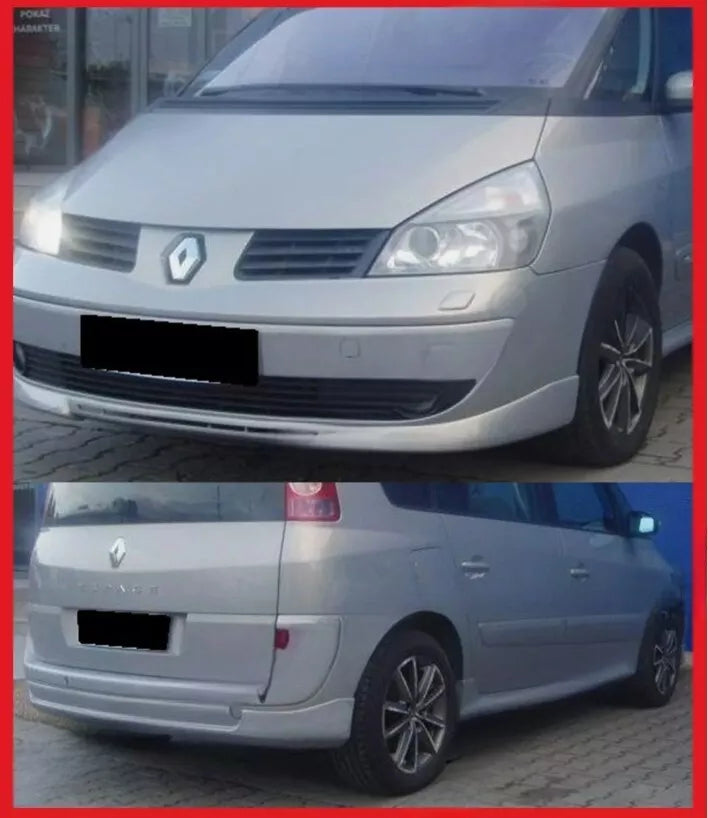 Renault Espace MK4 Set Spoiler Anteriore + Minigonne Posteriori / Tardi