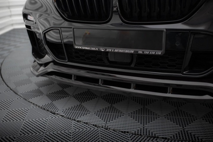 💫Splitter Anteriore Street+ V.2 adatto per BMW X5 pacchetto M G05 Nero💫