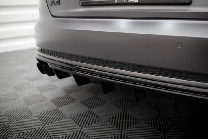 💫Street+ Diffusore Posteriore V.1 adatto per Audi A4 S-line B9 2015-2019💫