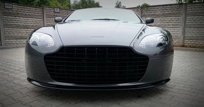 💕 Splitter adatto per  Aston Martin V8 Vantage nero lucido 💕