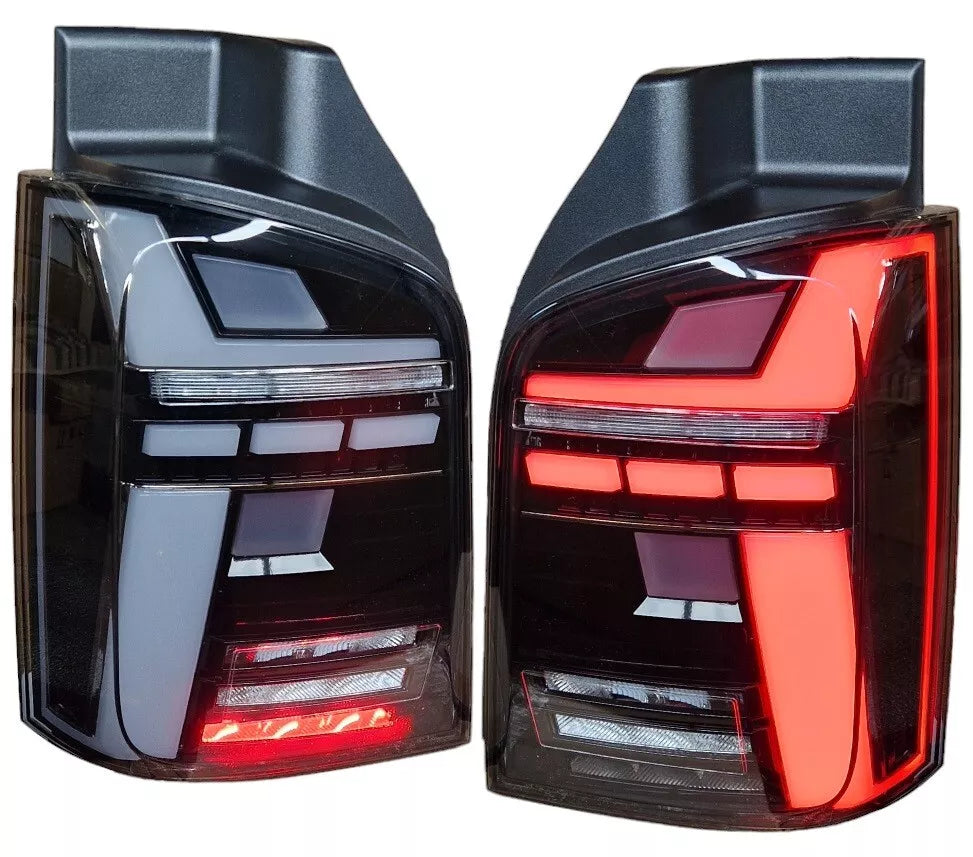 Luci posteriori Full LED per VW T5 Bus 03-09 nero fumo portellone posteriore