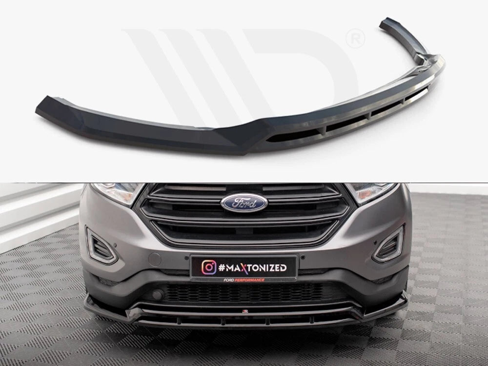 💕 Splitter   adatto per   Ford Edge MK2   nero lucido 💕