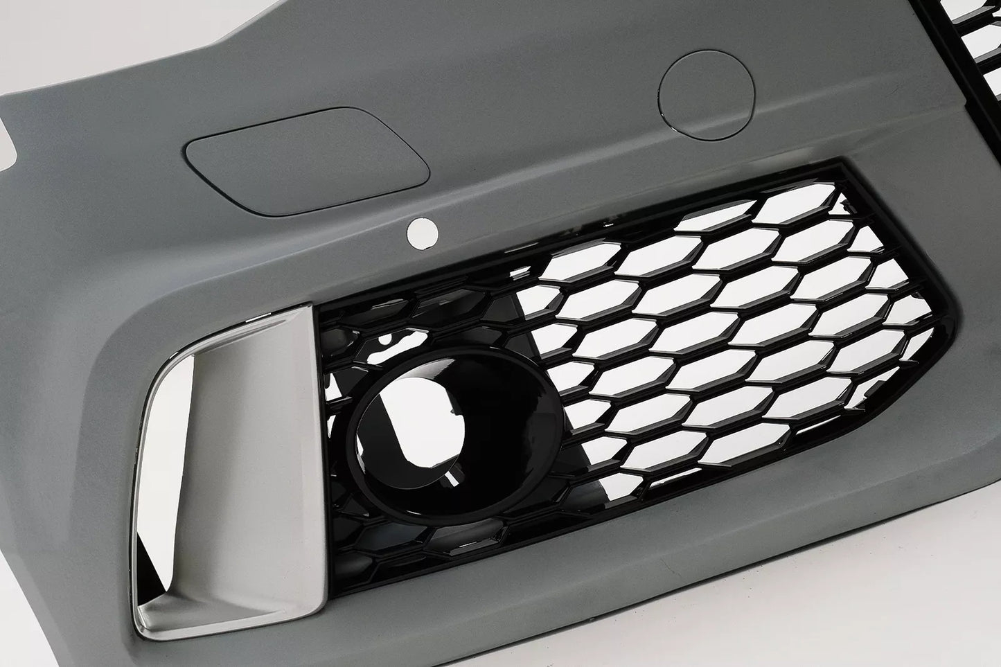 🤩Diffusore Scarico Punte per Audi A6 C8 4K Avant 2018+ S6 Look Nero opaco🤩