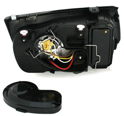 Set porte posteriori per VW Bora 1998-2005 in vetro trasparente nero fendinebbia