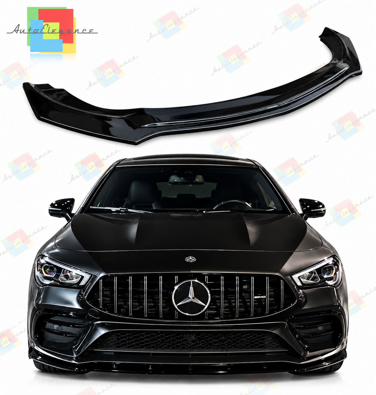 ART. 0178 Splitter anteriore adatto per Mercedes CLA W118 AMG