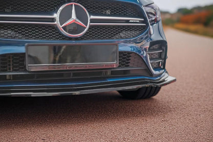 🔥Sdoppiatore Anteriore V1 in ABS Nero Lucido per Mercedes A35 AMG W177🔥