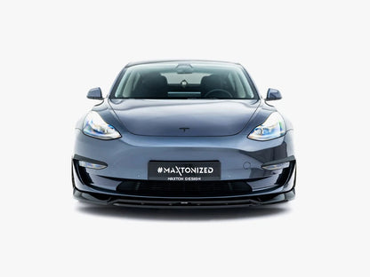 💕Splitter adatto  per    Tesla Model 3  nero  lucido 💕