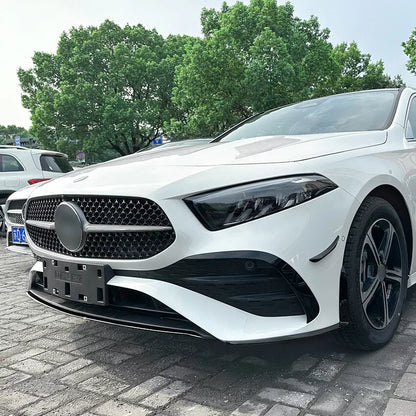 😎Splitter+Aero Flaps Adatto per Mercedes W177 Classe A😎