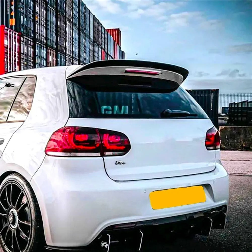 😍Spoiler nero lucido adatto per VW Golf MK6 GTD GTI R20 R 2008-2013😍