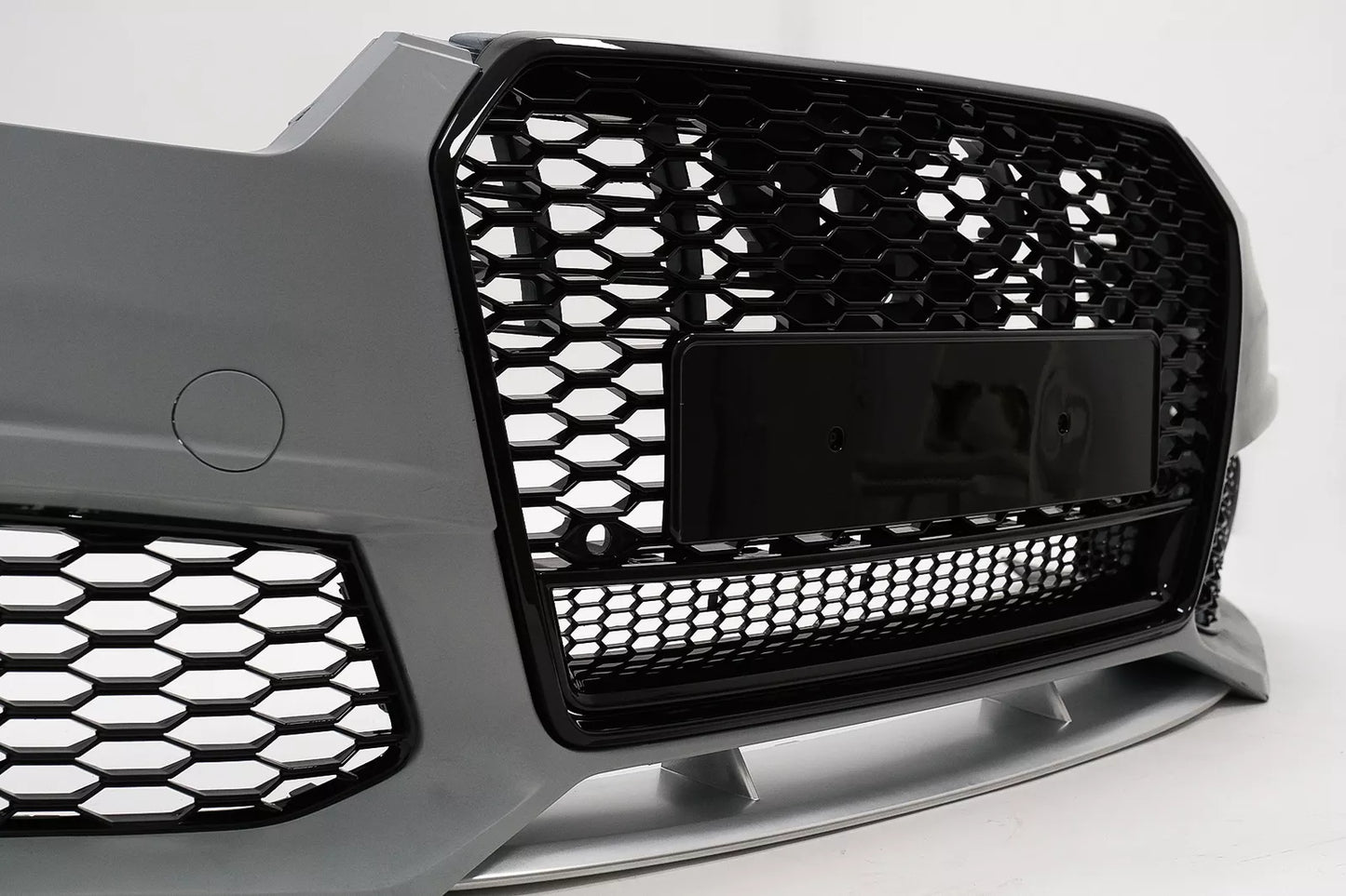🤩Diffusore Scarico Punte per Audi A6 C8 4K Avant 2018+ S6 Look Nero opaco🤩
