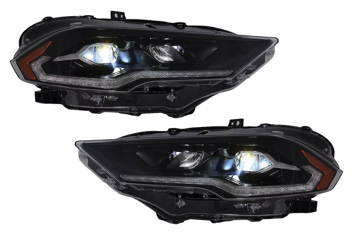 ✨Faro proiettore led per Ford Mustang vi mopf 18-2023 nero doppio proiettore✨
