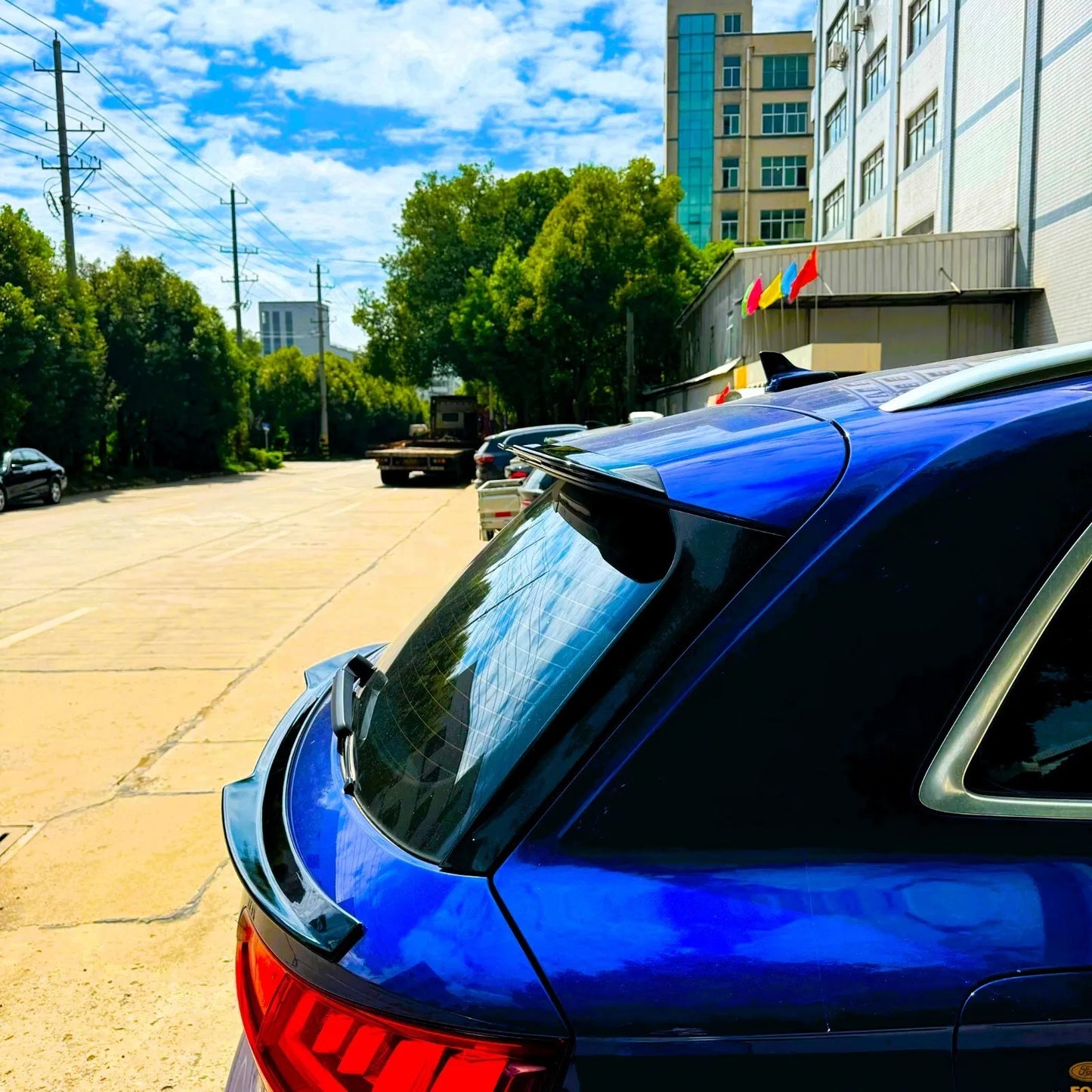 💙KIT Gloss Black Spoiler suitable for Audi Q5 S Line SQ5 💙