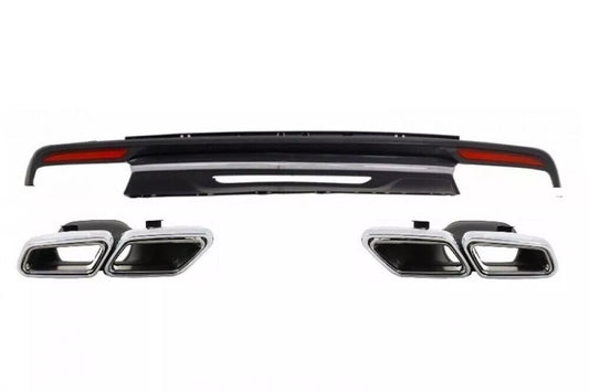 Punte per silenziatore del sistema di scarico del diffusore per MERCEDES S W222 13-06.17 S63 Look