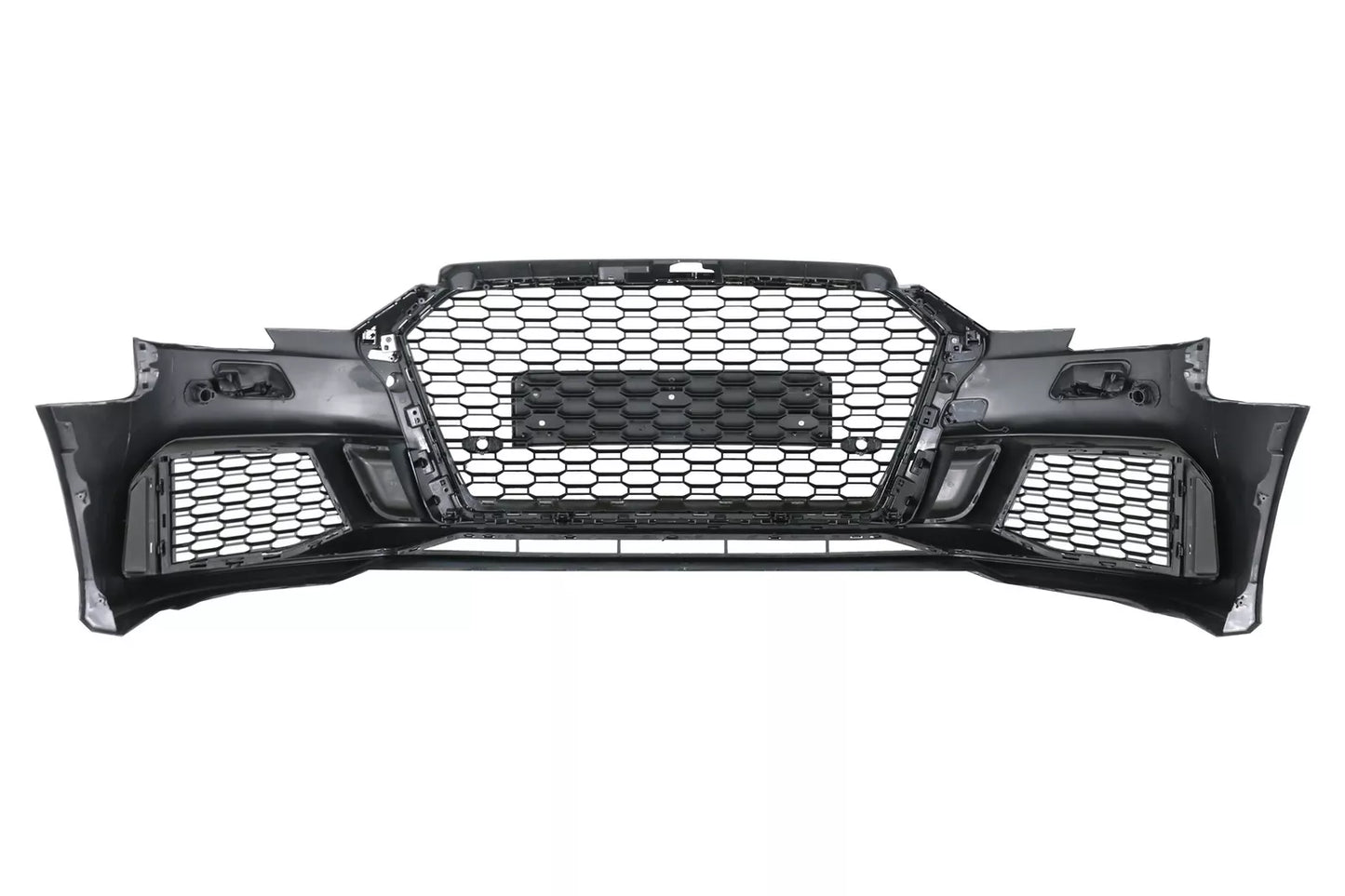 Paraurti per Audi A3 8V Facelift 16-19 Sedan Cabrio RS3 Look Nero brillante