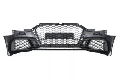 Paraurti per Audi A3 8V Facelift 16-19 Sedan Cabrio RS3 Look Nero brillante