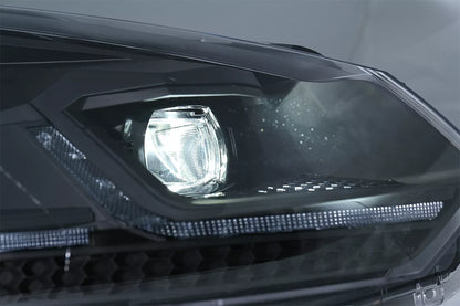 😍LED Headlights for VW Golf 6 VI 08-13 Facelift G7.5 Look Fluid Dynamic😍 