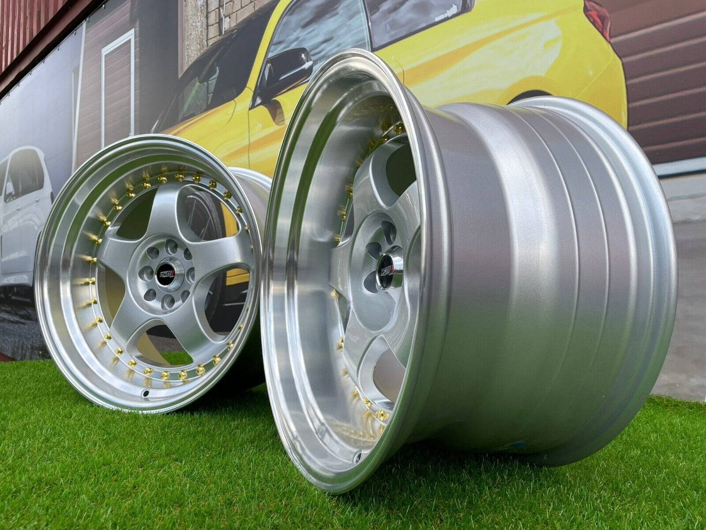 ADATTO PER BMW E30 CERCHI IN LEGA 17 inch 4X100 8.5J + 10J Lavoro S1 style