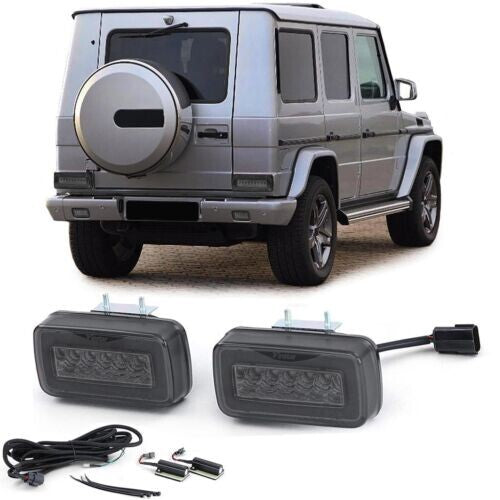 Fari retronebbia a LED nero fumo per Mercedes Classe G W463 89-16