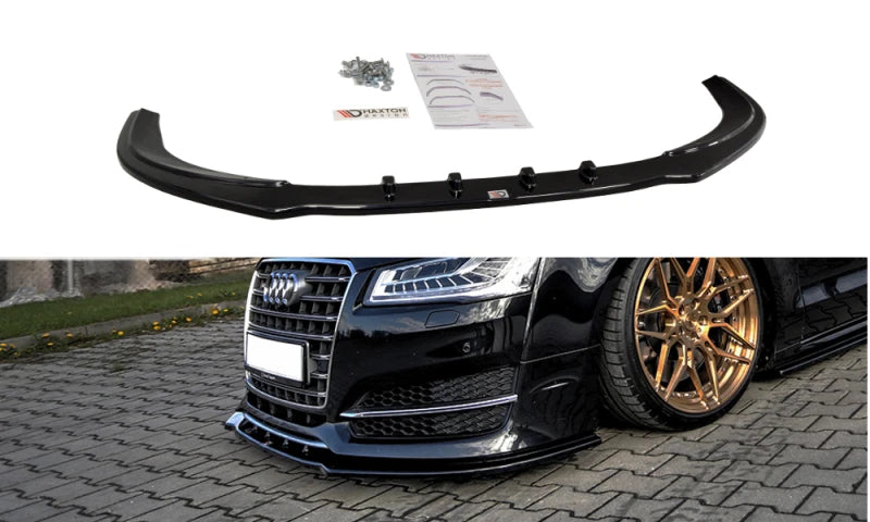 💕Splitter  adatto per  AUDI S8 D4 nero lucido 💕