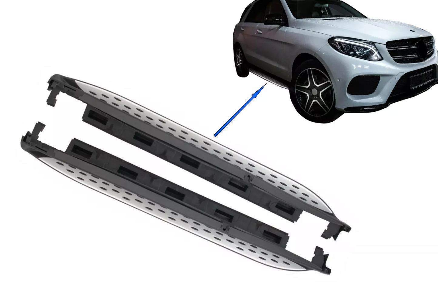 😍Tappetini gradini laterali per Mercedes ML 2011-2014 MERCEDES GLE W166 2015-😍