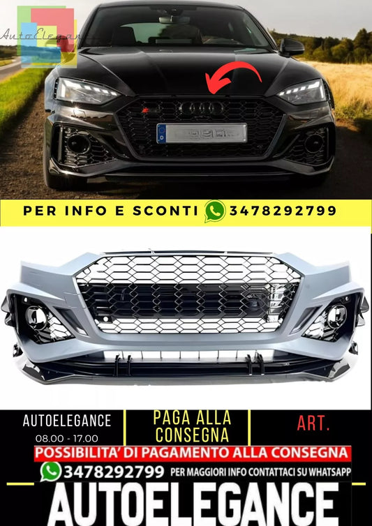 Paraurti anteriore look rs5 audi a5 2020+