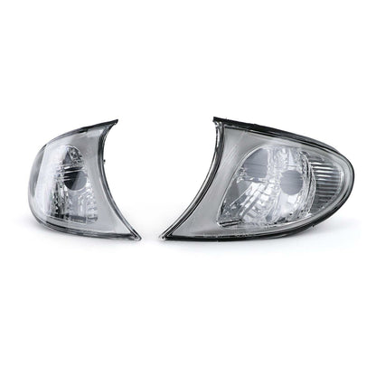 Clear White Right Left Turn Signal Light Suitable for BMW E46 Sedan 