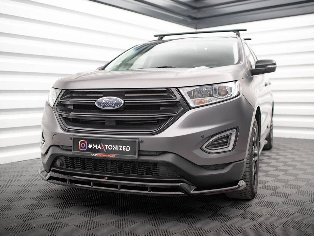 💕 Splitter   adatto per   Ford Edge MK2   nero lucido 💕