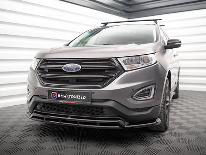 💕 Splitter   adatto per   Ford Edge MK2   nero lucido 💕